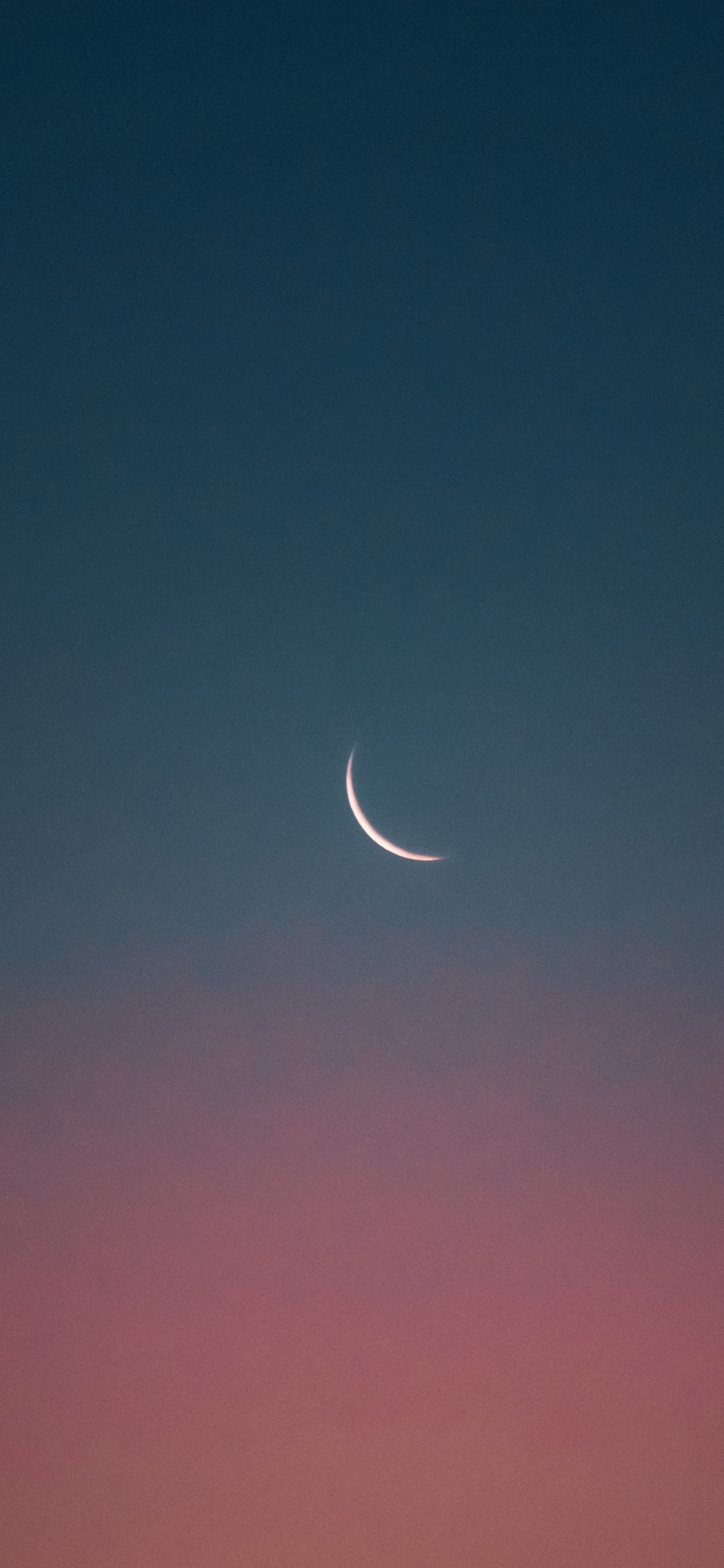Closeup crescent view of the moon looking perfect in front of bright stars  2K wallpaper download