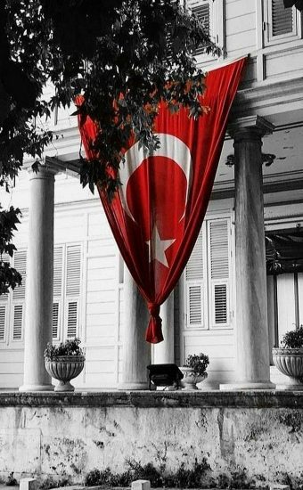Turkey Flag Wallpaper 06 340x550