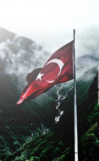 Turkey Flag Wallpaper 21 340x550