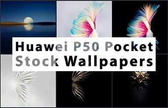 Huawei P50 Pocket Stock Wallpapers