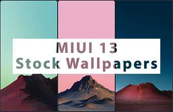 MIUI 13 Stock Wallpapers